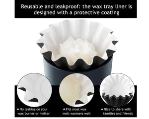 Scented Soy wax melts & warmer liner.